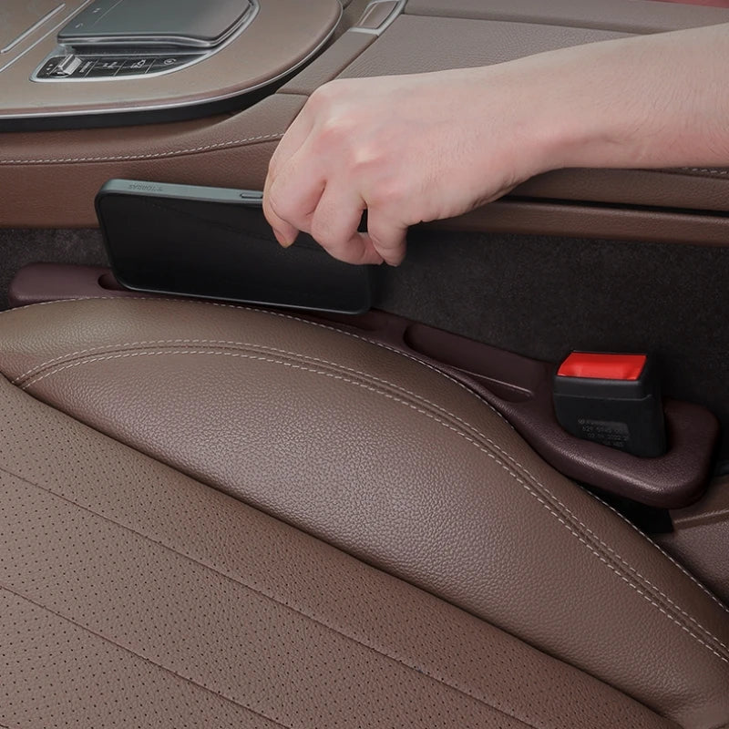 Organizer auto între scaune (2 buc) – scapă de telefonul căzut în timp ce conduci